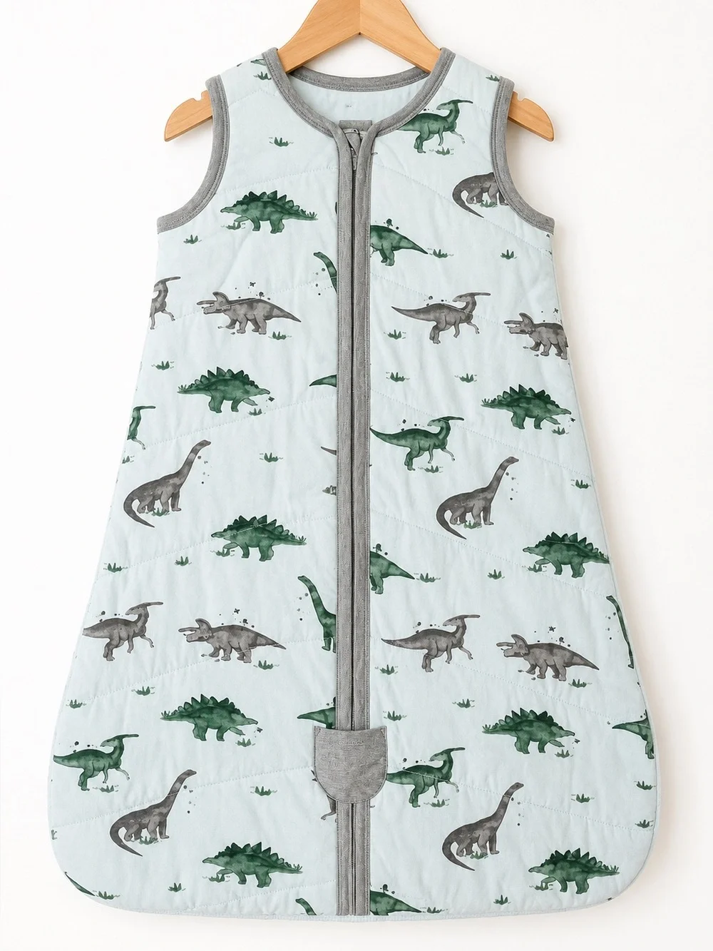 Burt’s Bees Baby Beekeeper Dinosaur Sleep Sack Wearable Blanket 0-6M Small